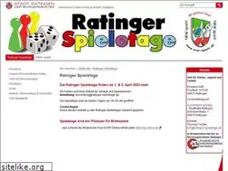 Sites similar to ratinger-spieletage.de