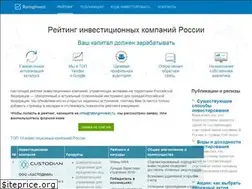 Sites similar to ratinginvest.ru