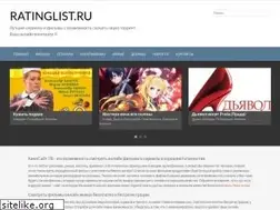Sites similar to ratinglist.ru