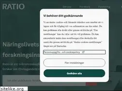 Sites similar to ratio.se