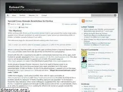 Sites similar to rationalpie.wordpress.com