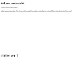 Sites similar to ratman.biz