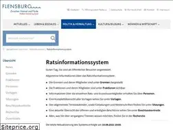 Sites similar to ratsinfo.flensburg.de