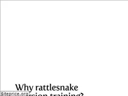 Sites similar to rattlesnakealert.com