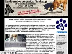 Sites similar to rattlesnakeaversion.com