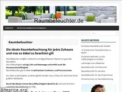 Sites similar to raumbefeuchter.de