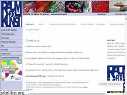 Sites similar to raumfuerkunst.de
