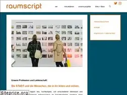 Sites similar to raumscript.de