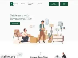 Sites similar to ravenswoodtitle.com