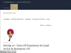 Sites similar to ravigulatilaw.com