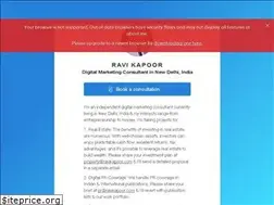 Sites similar to ravikapoor.com