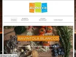 Sites similar to ravintolablancco.com