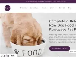 Sites similar to rawgeouspetfood.com