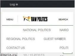Sites similar to rawpolitics.co.ke