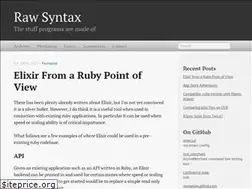 Sites similar to rawsyntax.com