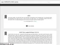 Sites similar to rawwrestlingrants.blogspot.com