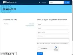 Sites similar to raxin.com