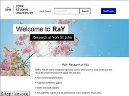 Sites similar to ray.yorksj.ac.uk