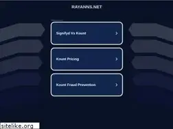 Sites similar to rayanns.net