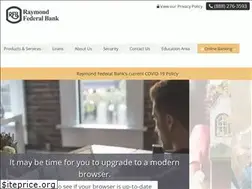 Sites similar to raymondfederalbank.com
