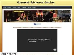 Sites similar to raymondhistoricalsociety.org