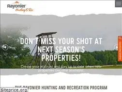 Sites similar to rayonierhunting.com