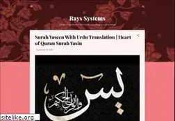 Sites similar to rays-systems.blogspot.com