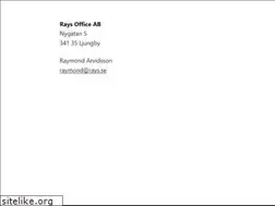 Sites similar to rays.se