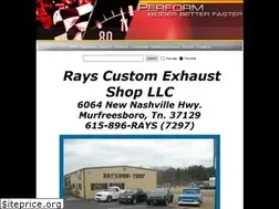 Sites similar to rayscustomexhaust.net