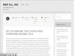 Sites similar to rayslxu.wordpress.com