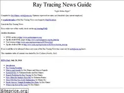 Sites similar to raytracingnews.com