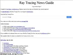 Sites similar to raytracingnews.org