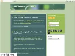 Sites similar to raywoodcockslatest.blogspot.com