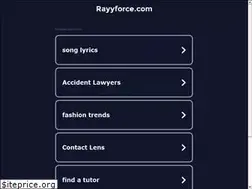 Sites similar to rayyforce.com