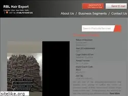 Sites similar to rblhairexport.com