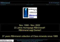 Sites similar to rbmineral.de