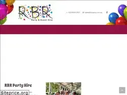Sites similar to rbrparty.com.au