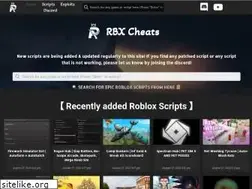 Sites similar to rbxcheats.com