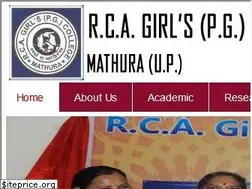 Sites similar to rcagirlscollege.org