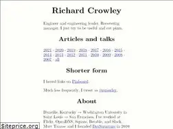 Sites similar to rcrowley.org