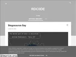 Sites similar to rdc0de.blogspot.com