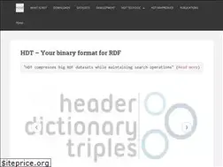 Sites similar to rdfhdt.org