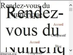 Sites similar to rdv-du-numerique.com