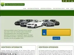 Sites similar to rdw-kentekenzoeken.nl