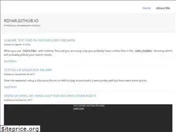 Sites similar to rdyar.github.io