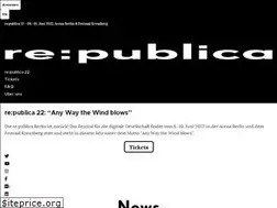 Sites similar to re-publica.com