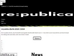 Sites similar to re-publica.de