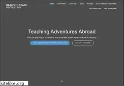 Sites similar to reachtoteachrecruiting.com