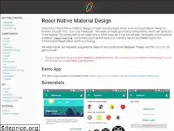 Sites similar to react-native-material-design.github.io