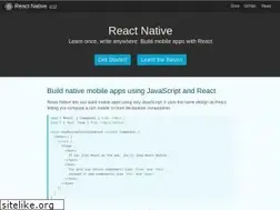 Sites similar to react-native.org